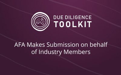 AFA Makes Submission on behalf of Industry Members