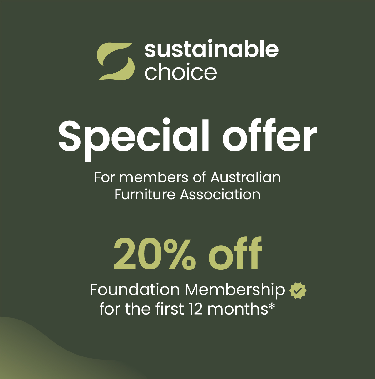 AFA Members get the edge on Sustainable Choice